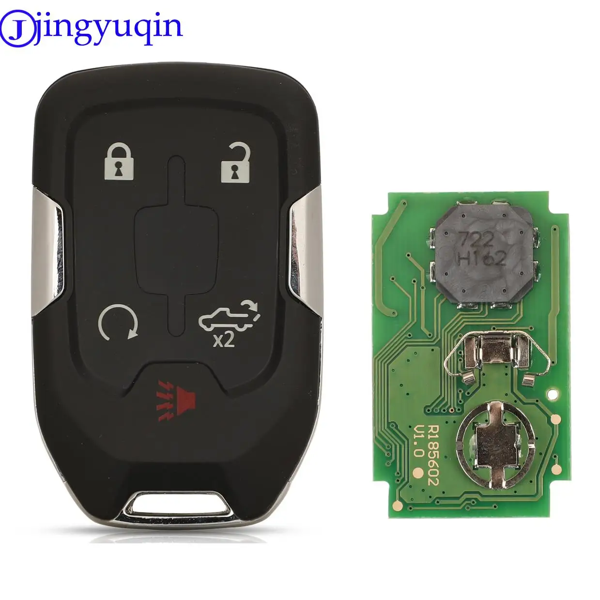 jingyuqin Remote Car Key For Chevrolet Tahoe Silverado Suburban Tahoe GMC Sierra Acadia Terrain Yukon HYQ1AA ID46 315/433 Mhz