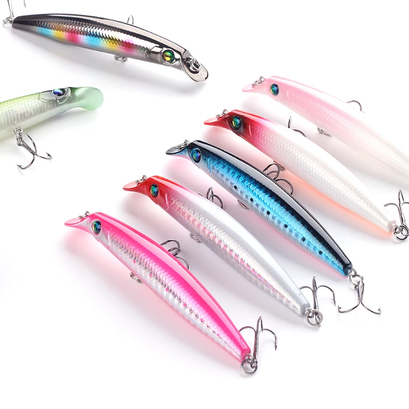 Banshee 100mm 12g Minnows Fishing Lures Pike Wobbler Laser Hard Bait Artificial Crankbaits Topwater Pikes Fishing Floating Baits