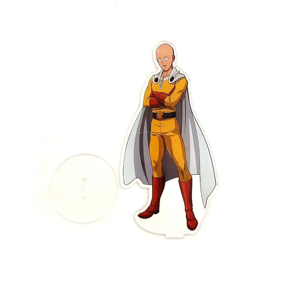 One-Punch Man Saitama  anime Japanese acrylic standee figurines desk decoration cake topper