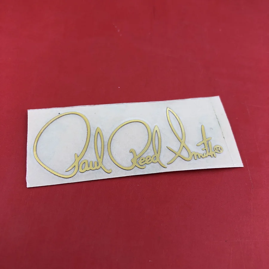 Selfadhesive 0.3 mm thick Custom Metal Decal Sticker Guitar Peghead Logo for Paul Guitar