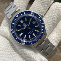 STEELDIVE Mens Diver Watches Pilot 62Mas Automatic Watch 200m Waterproof Mechanical Wristwatch Luminous Sapphire Crystal NH35
