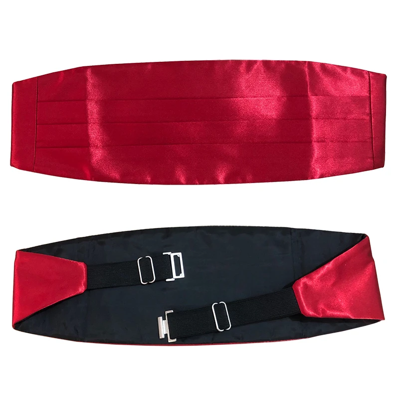 

Mens Classic Cummerbund Satin Elastic Bellyband Tuxedo Cummerbund For Formal Wedding Prom Dinner Party Waist Band