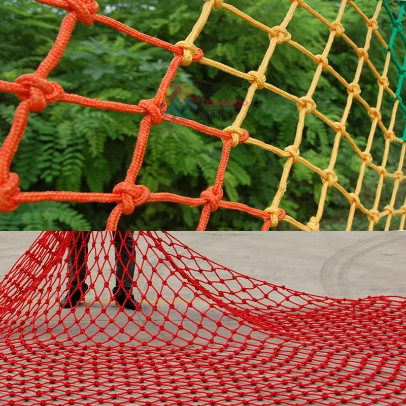 

Dia4mm Grid 8CM/10CM Nylon Rope Stairs Net Home Outdoor Balcony Guardrail Children Safety Mesh Kindergarten Anti Falling Netting