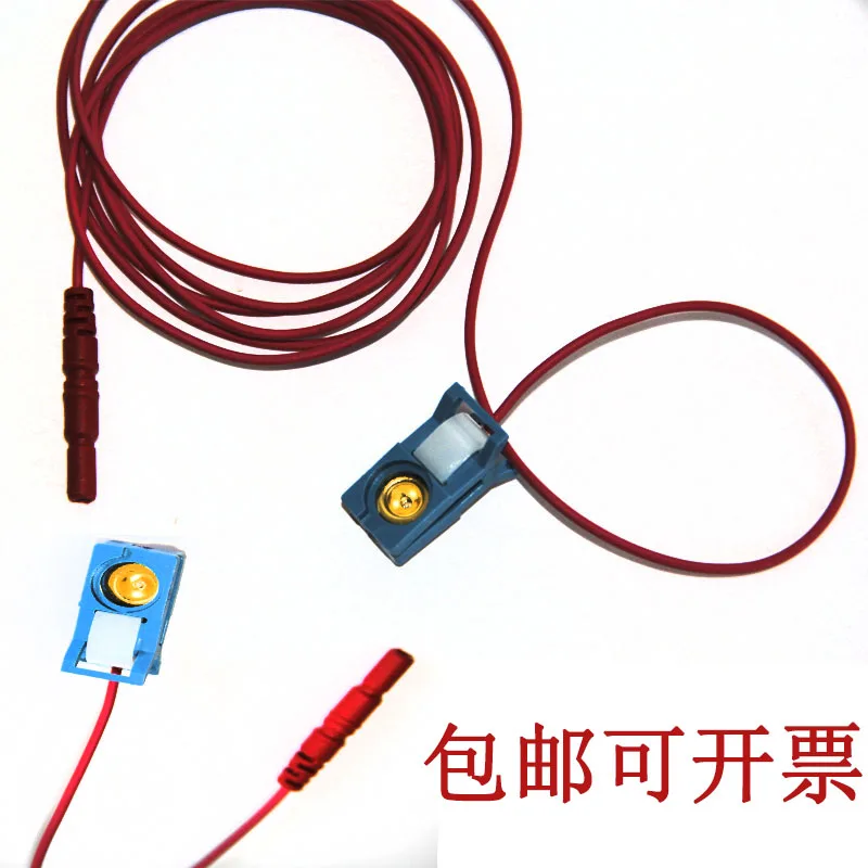 EEG Topographic Map Meter Ear Clip Electrode Wire Integrated EEG Electroencephalograph Connect Lead Wire with Socket Type