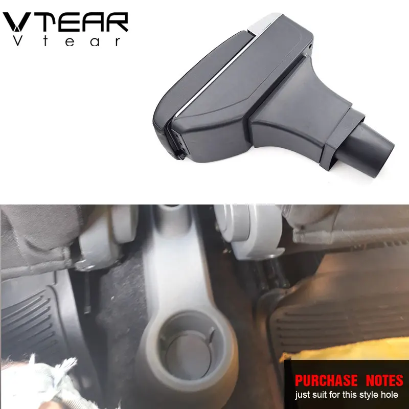 Vtear For Fiat Palio Armrest Interior Center Console Storage Box Arm Rest Car-styling Decoration Accessories Parts 2006 2007