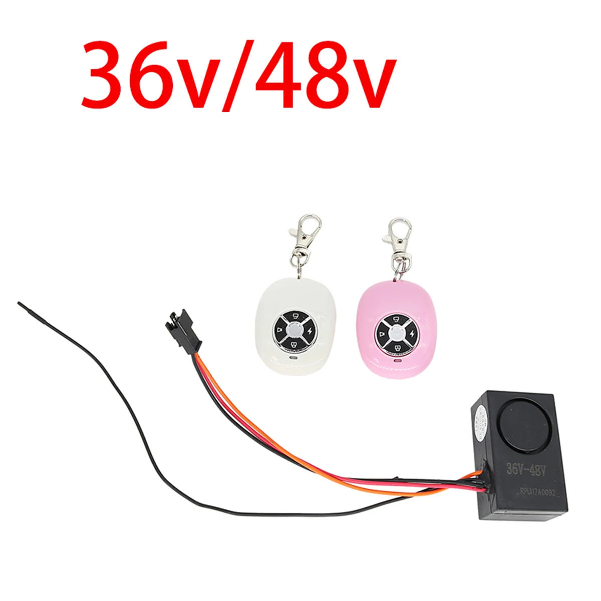 

36V/48V E-bike Anti-theft Lock Alarm Smart Induction Wireless Remote Control With Lock Electric Bicycle Accessories