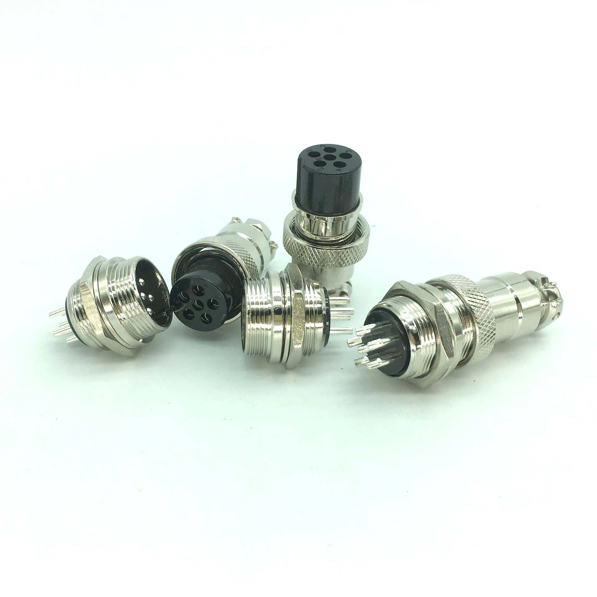 10 Set HQ GX20 Aviation Connector 2-pin 3pin 4 5 6 7 8 9 10 12 14Pin 15 Pins Circular Air Male Female Socket Plug Wire Connector