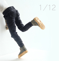 Hot Sales 1/12th Slim Male Pants Trousers For 6inch 3ATOYS DAM Body Figures Collection
