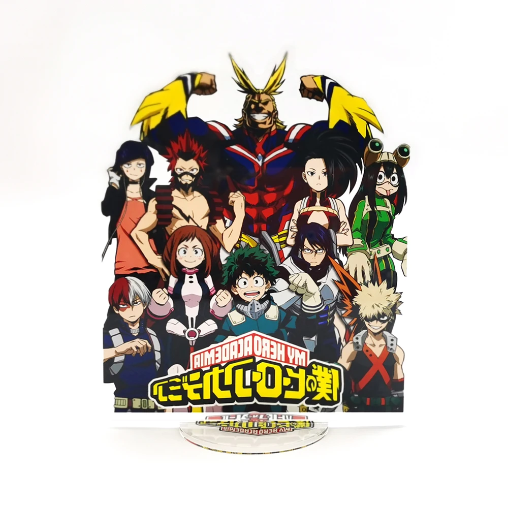 Boku no Hero Academia Midoriya Izuku Bakugou Katsuki All Might Ochako Tenya Shouto GM Acrylic stand figure model plate holder