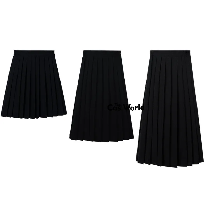 XS-5XL Girl's Japanese Summer Elastic High Waist Pleated Skirts Women's Dress For JK School Uniform Students Cloths