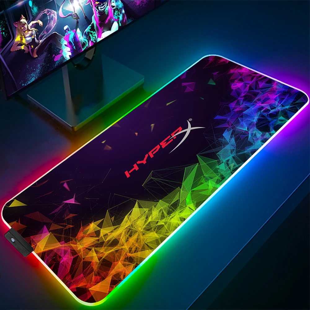 

HyperX RGB Mouse Pad Gaming Mouse Pad PC Gamer Computer Large Mousepad Backlit XXL Mouse Pads Carpet 900x400 Desk Mat For CS