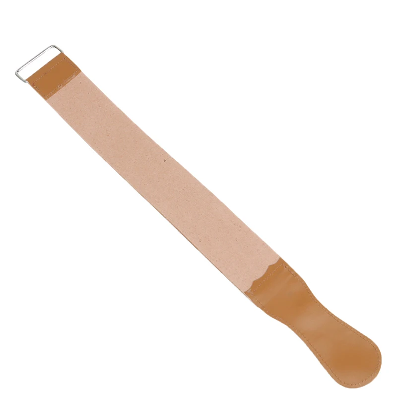 Genuine Leather Strop Strap Barber Straight Razor Folding Knife Knives Sharpening Shave Sharpener Sharpening Belt