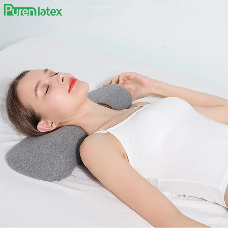 

PurenLatex Memory Foam Bedding Pillow Bamboo Charcoal Orthopedic Neck Pillow Relieve Pain Tiredness Ergonomic Body Pillow