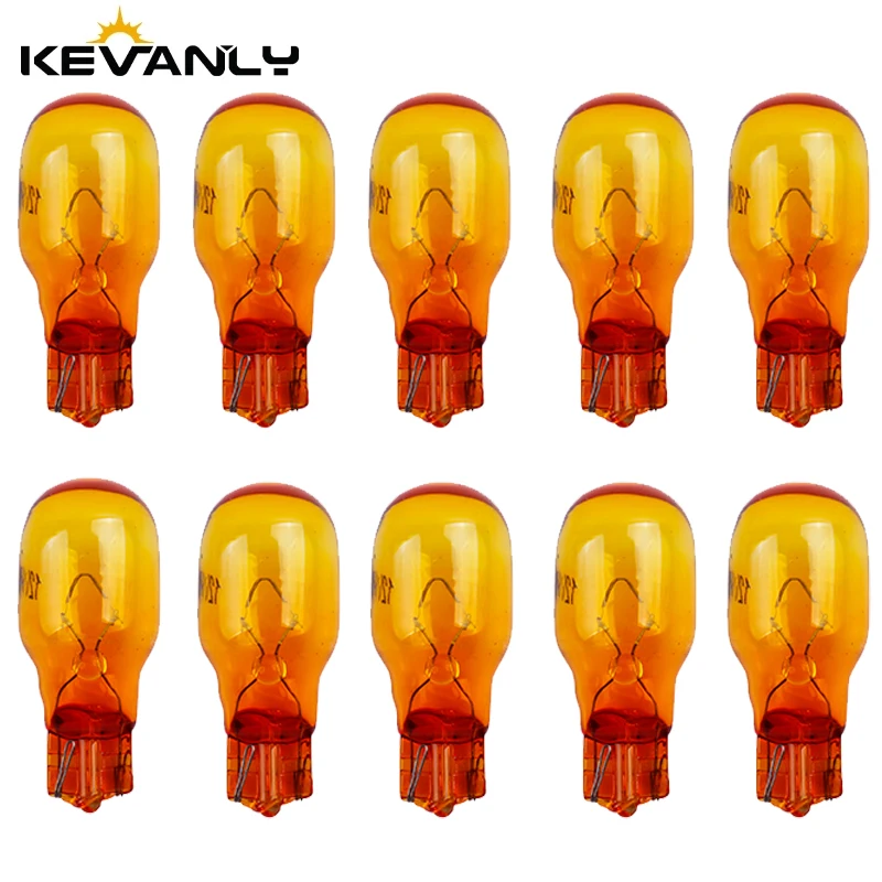 

10PCS T15 Halogen Light Bulbs Natural Amber Yellow T15 W16W 921 Halogen Lamp 12V 16W Interior Light Clearance Light halogen bulb