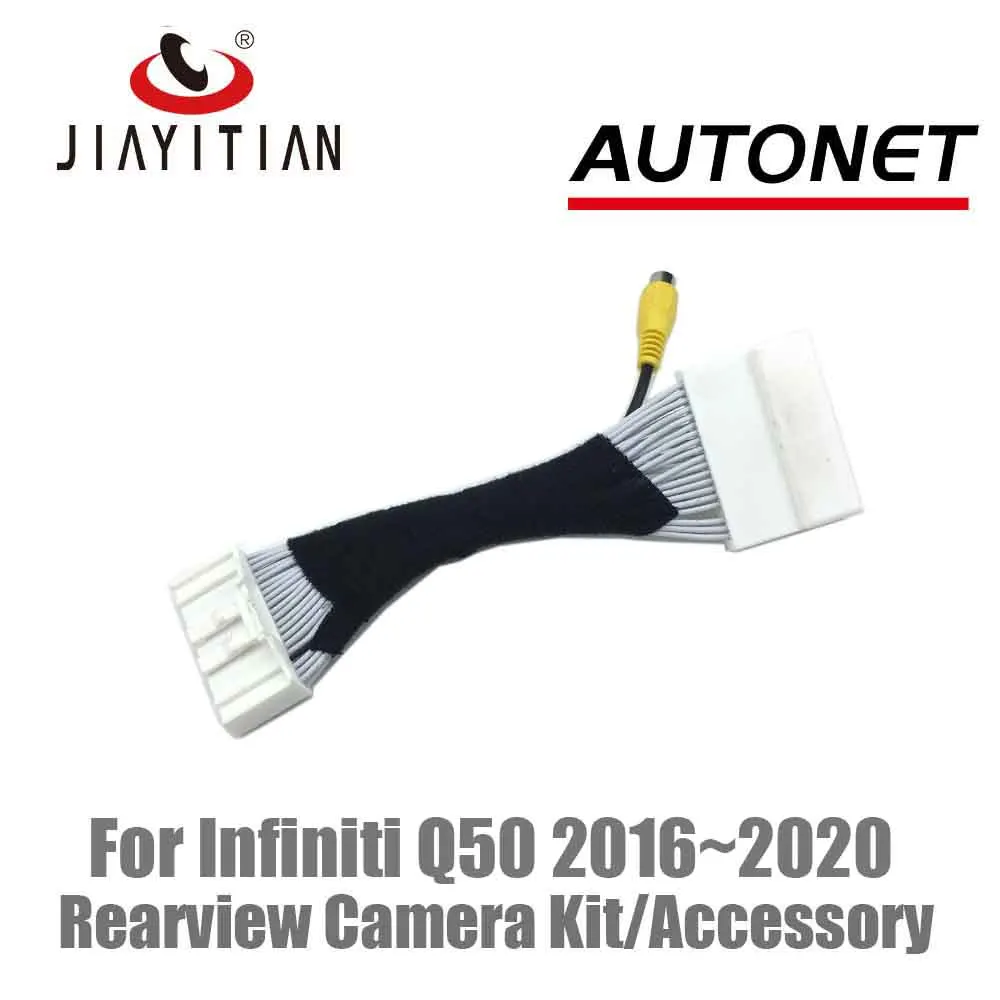 

JIAYITIAN rear view camera Connection C40 Pins Cable For Infiniti Q50 2016 2017 2018 2019 Kit With Factory Monitor Head Unit