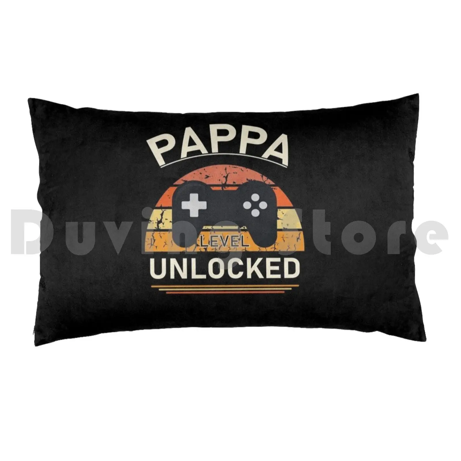 Pappa Level Unlocked Pillow Case DIY 50*70 I Love Dad Unlocked Level Dad Legend Super Dad Fathers Day Best