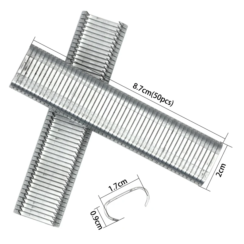 C tipo pregos instalação braçadeira para gaiola animal, acessórios para frango, porco, pássaro, Pet Equipment