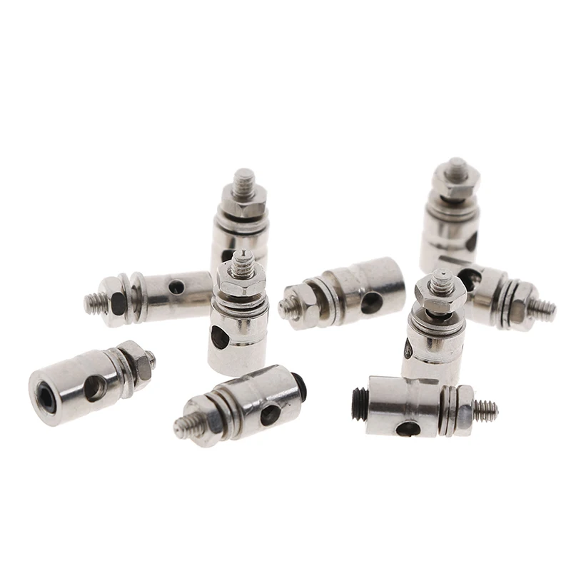 10Pcs 2.1mm/1.8mm/1.5mm/1.1mm RC Airplane Boat Pushrod Linkage Stopper Servo Connectors Adjustable Diameter  Helicopter Rc Boat