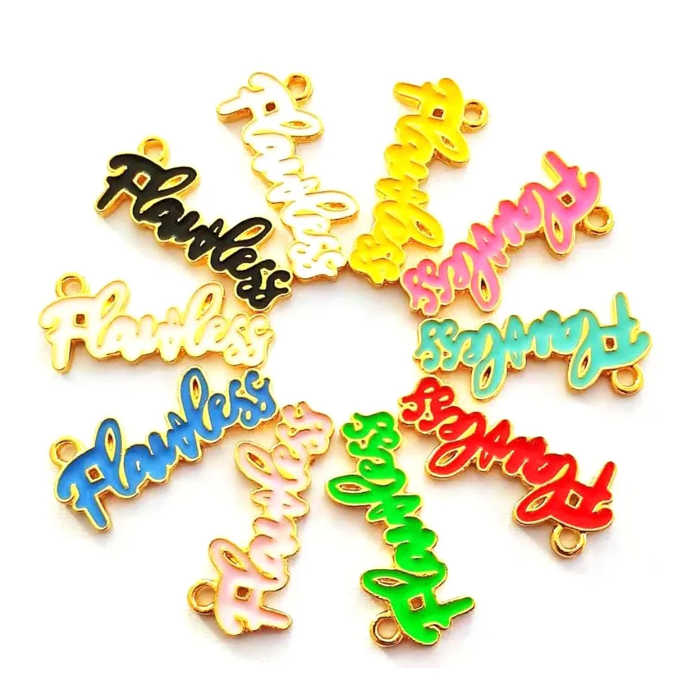 

10pcs Letter Charms for Women DIY Jewelry Accessories L39