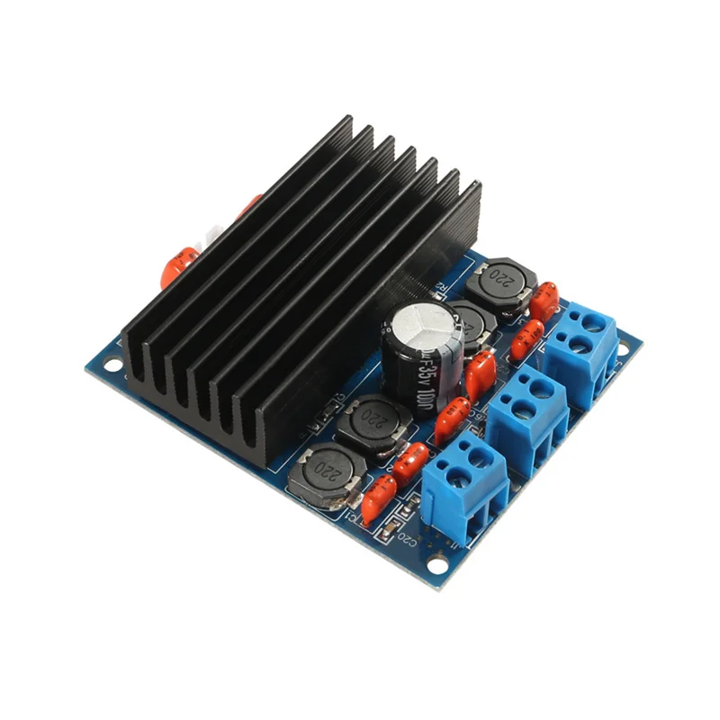 1PC TDA7492 Amp Class D High-Power Digital Amplifier Board 2x50W W/ Radiator Speaker Amplifiers Moduler