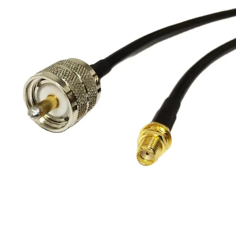 

Antenna External Cable SMA Female Nut to UHF Male PL259 Pigtail Adapter RG58 50cm/100cm Wholesale