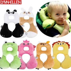 Car Seat U-Shape Head Pillows Cartoon Baby Neck Pillow Children Stroller Kids Travel Headrest Support Protective Cushions