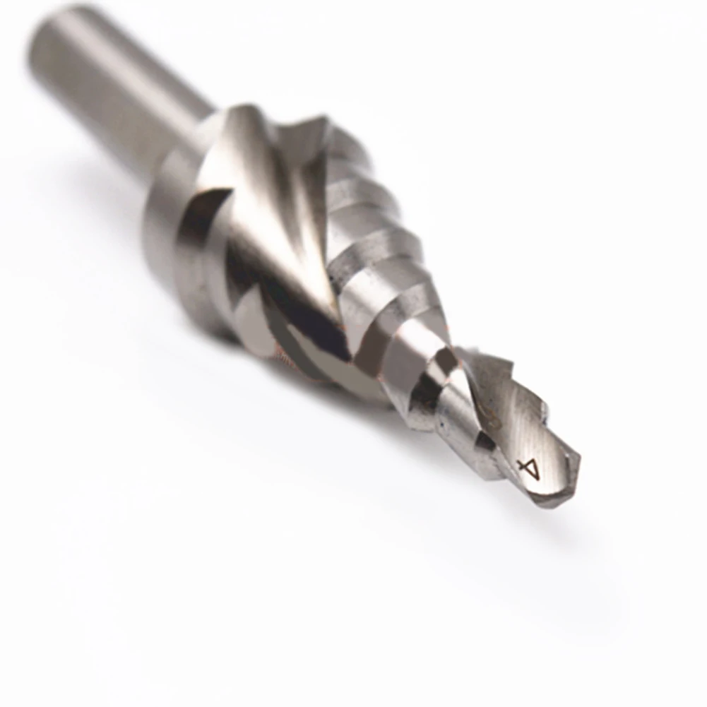 Broca escalonada de 4-16,5mm Hss 6542/M2, vástago Triangular, herramienta de escariado de ranura única, procesamiento de 5mm de espesor
