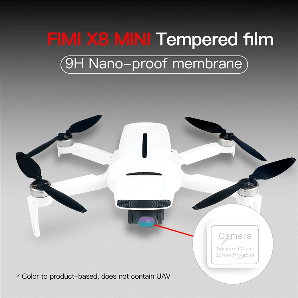 Suitable for FIMI X8 Mini pan/tilt lens tempered glass protective film drone accessories