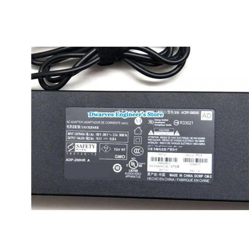 Imagem -02 - Genuine Adp200hr a 19.5v 10.26a Adaptador ac tv Acdp-200d02 Carregador para Sony Lcd Kd65sd8505 Kd49xe9005 Xbr55x900e Kd-55x900e