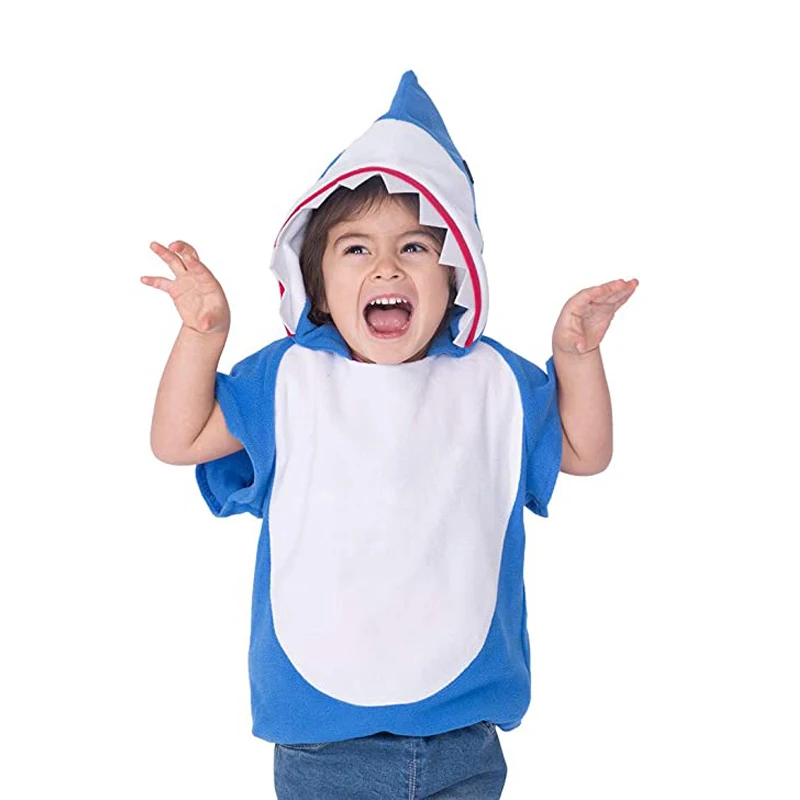 Reneecho Blue Shark Costume For Baby Cheapest Toddle Halloween Costume For Kids Girls Fancy Dress Purim Outfit 2021 New Arrival