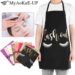 Beauty Salon Apron for Eyelash Extension Nail Polish Lipstick Makeup Household Cleaning Pinafore Home Cooking Baking Adult BIb