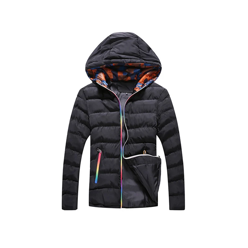 3XL-8XL 2022 Men Winter Casual Hooded Parka Thick Padded Jacket Zipper Slim Men And Women Coats Men Parka Outwear Warm QQ019