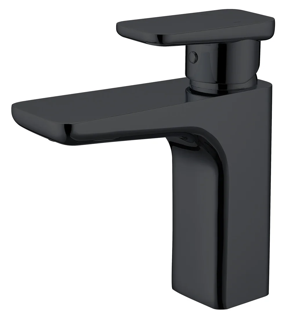 Luxury Black Brass Bathroom sink faucet Fashion Design Artistic Basin mixer Tap Single hole Single handle Top Quality