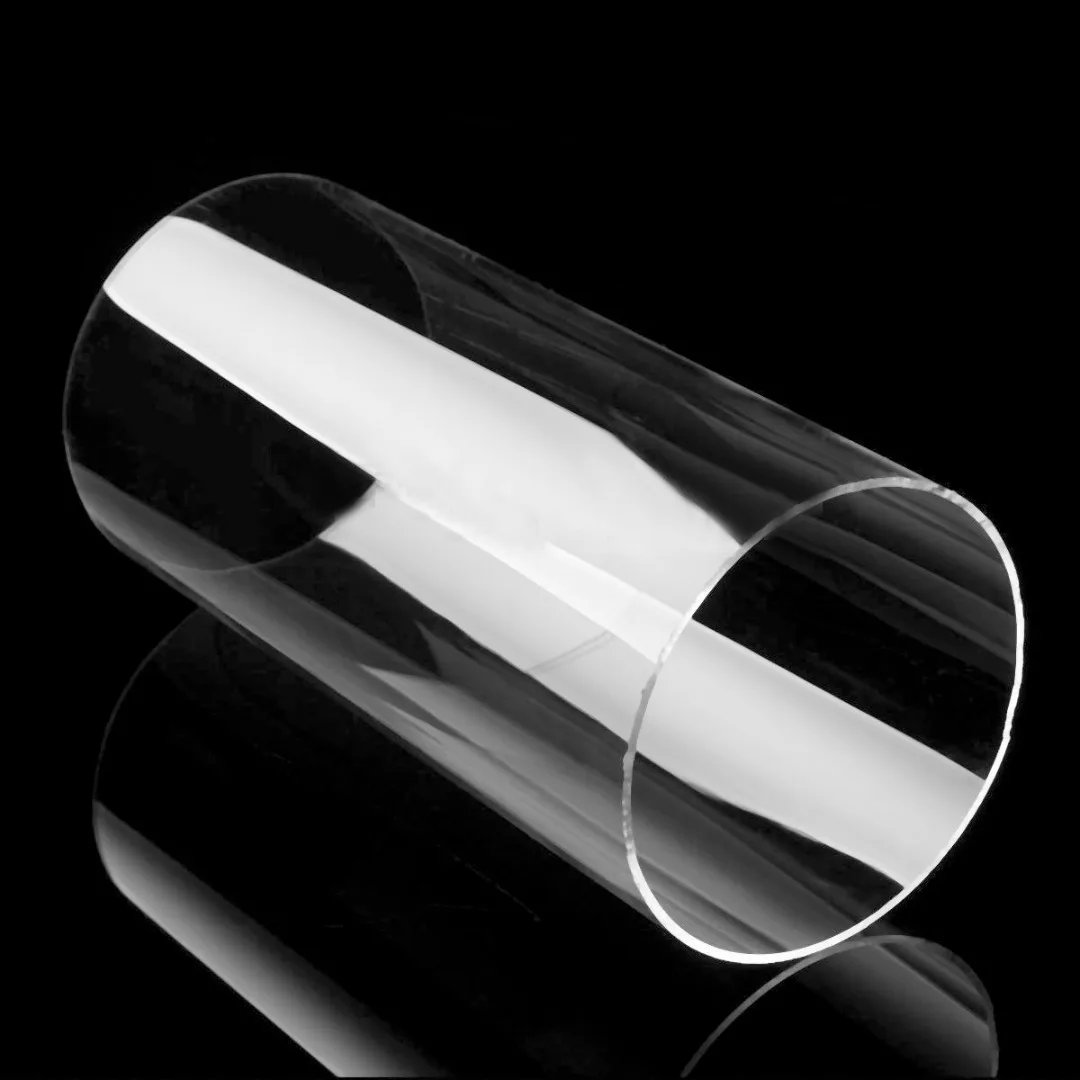 Imagem -03 - Tubo Claro Acrílico do Lucite Plexiglás Diâmetro da Identificação 100 mm 95 mm 200 mm Comprimento 1pc