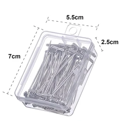 T Pins 2 Inch For Holding Wigs Hair Extender Needle Mannequin Head Wig Making Tools  Fix On Mannequin Canvas Block Head Tools