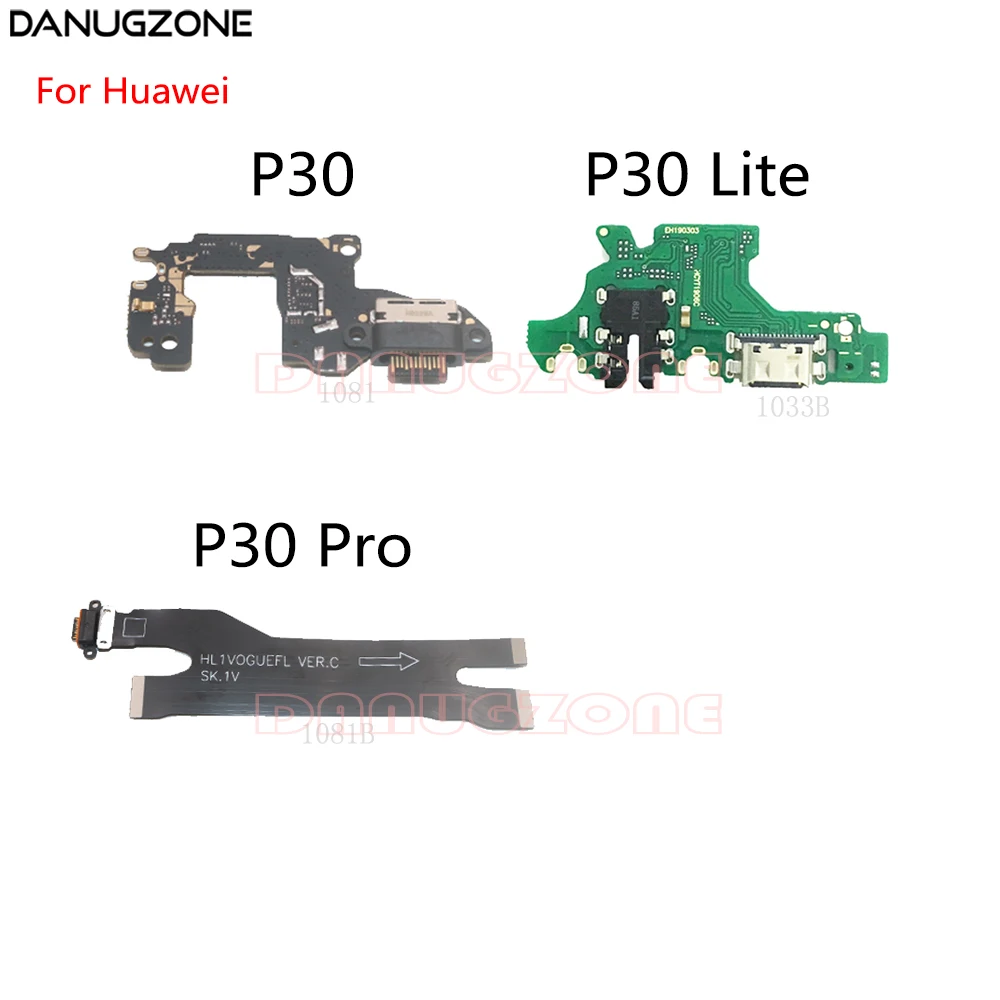 USB Charging Dock Port Socket Jack Plug Connector Charge Board Flex Cable For Huawei P30 PRO / P30 Lite