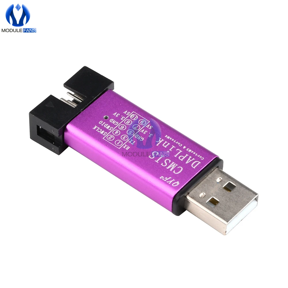 1Set DAPLink Emulator Burner Support For HID Device SWD Download Keil MDK IAR Based On CMSIS-DAPLink Replace ST-Link V2