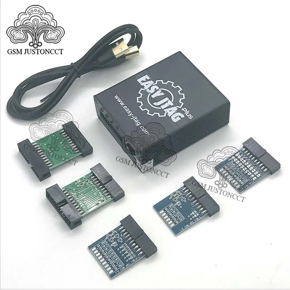 Nueva versión Easy Jtag plus box Easy-Jtag plus box + adaptadores EASYJTAG /UFI/MEDUSA ISP para HTCHuawei/LG/MotorolaSamsung