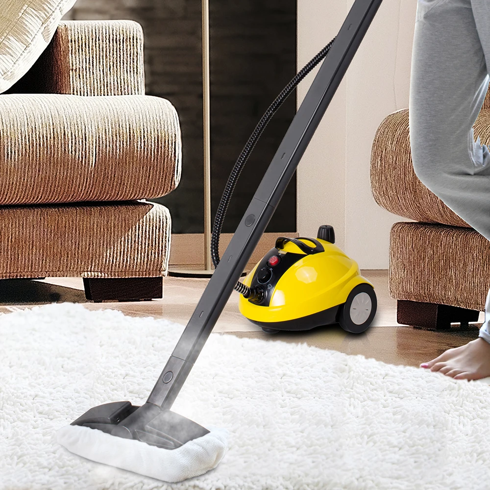 Heavy Duty Multipurpose Steam Cleaner Multi Functional Rolling Cleaning Machine Stain Removal Vapor Cleaner For Floor Windows