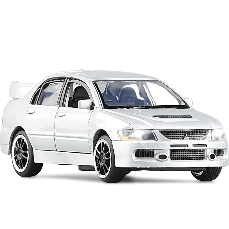 1:32 Mitsubishis Motoren Lancer Speelgoed Legering Auto Diecasts & Toy Voertuigen Auto Model Miniatuur Schaal Model Auto Speelgoed Voor Kinderen