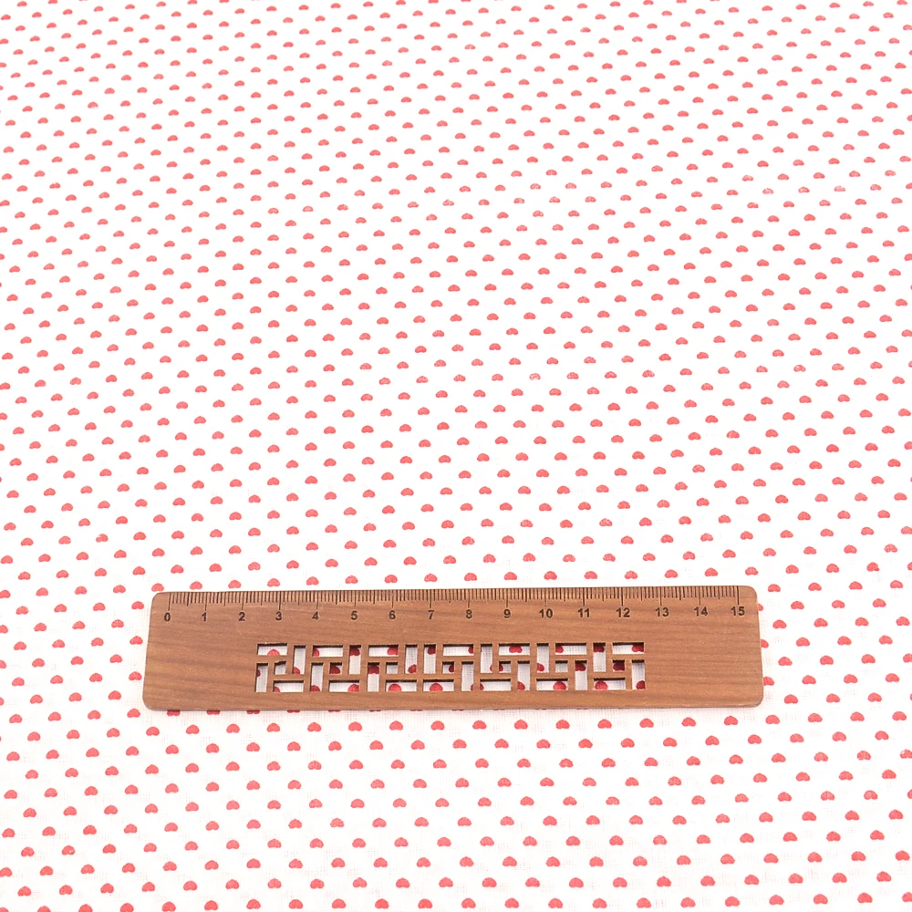Rosa und weiß karierter Baumwollstoff zum Nähen von Steppdecken, Puppenzubehör, Material, Patchwork-Stoff im Meterware, dünn – Detail 4