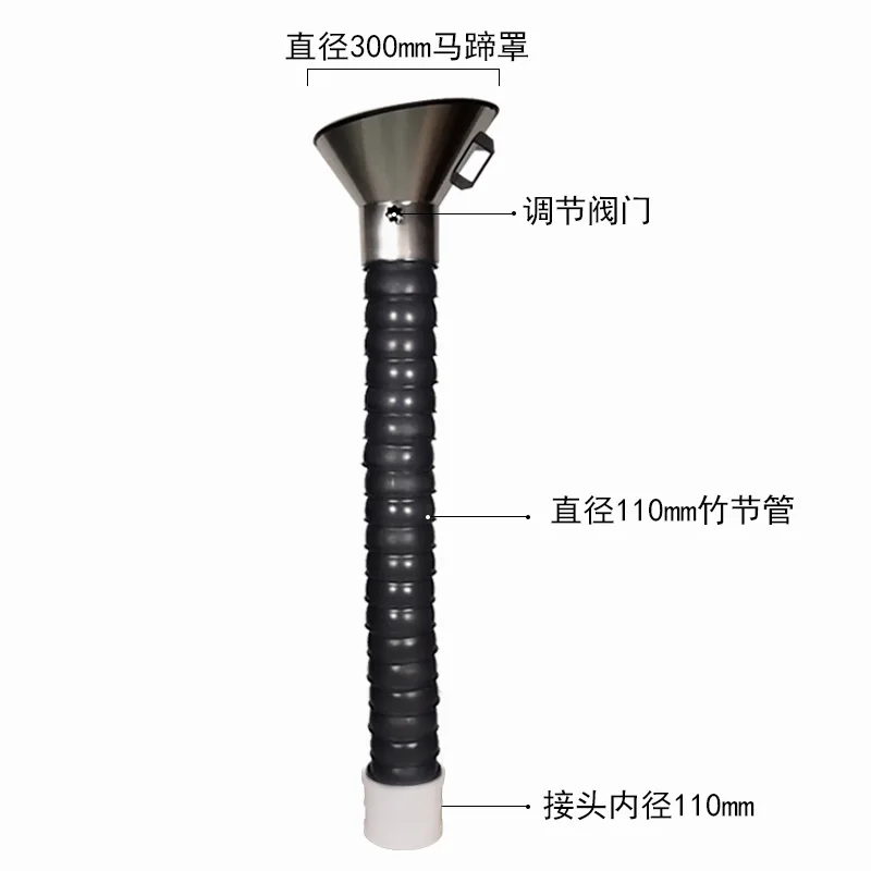 Imagem -06 - Tubo Ventilador de Exaustão de Fumaça Flexível Pom para Solda Extrator de Fumaça Braços Arredondados