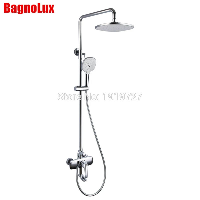 Vidric 2017 High Quality Factory Direct Wholesale Unique Style Luxury Solid Brass Hand Exposed Chrome Silver Bathroom Shower Kit