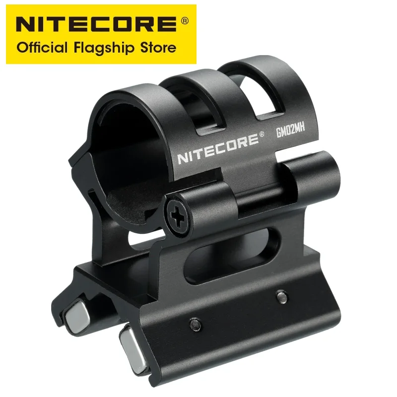 NITECORE-Soporte de arma para linterna táctica GM02MH, montaje de luz para cuerpo de 25,4 MM, SRT7GT, MH40GTR, MH12GTS, P12GTS