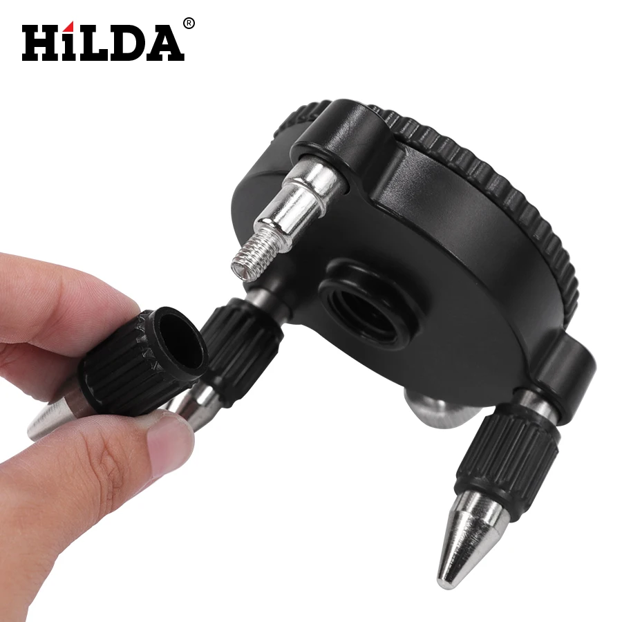 Imagem -02 - Hilda Laser Nível Ajuste Rotação Tripé Conector de Conversão de Suporte Pedestal