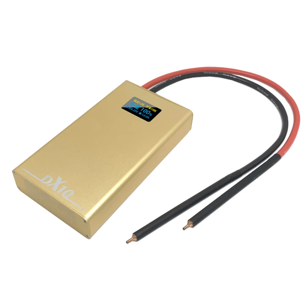 DX10 Portable Spot Welder LED Adjustable Mini Battery Spot Welding Machine Welder Tools 0.2mm Nickel For DIY 18650 Battery Pack