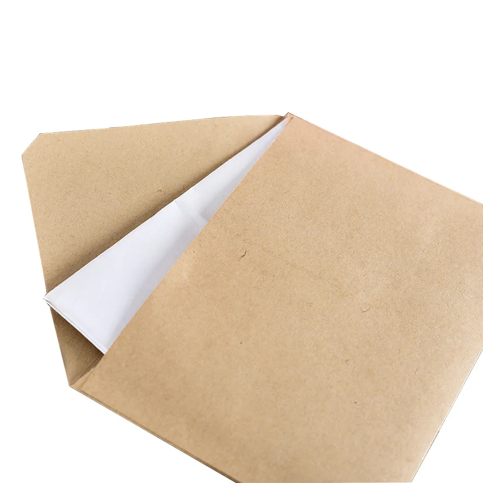 (10 Pieces/Lot) 15*11cm Retro Solid Color Antique Kraft Paper Envelope For Greeting Card Postcard Letter Invitation