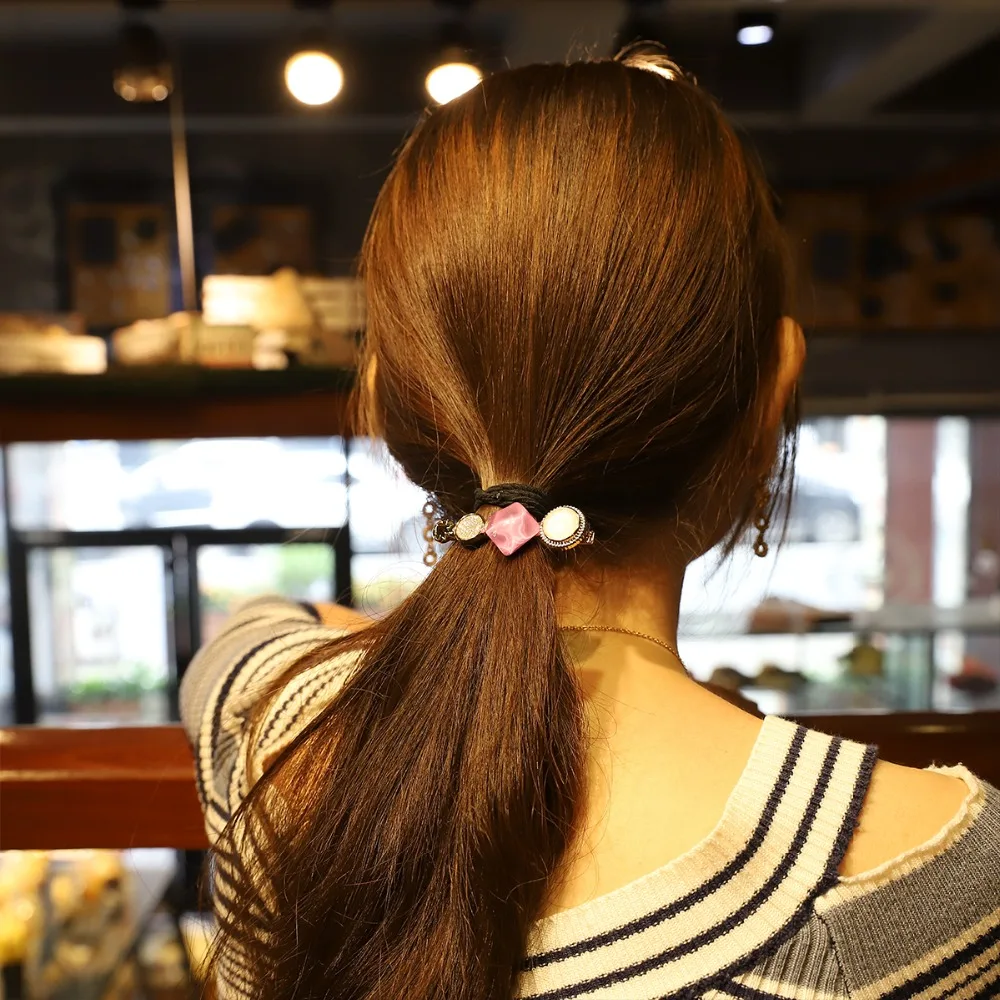 

Hair Clips For Women Fashion Sweet Girl Simple Korean Style Hairpin Alloy BB Handmade INS Headband Hair Accessories T1445