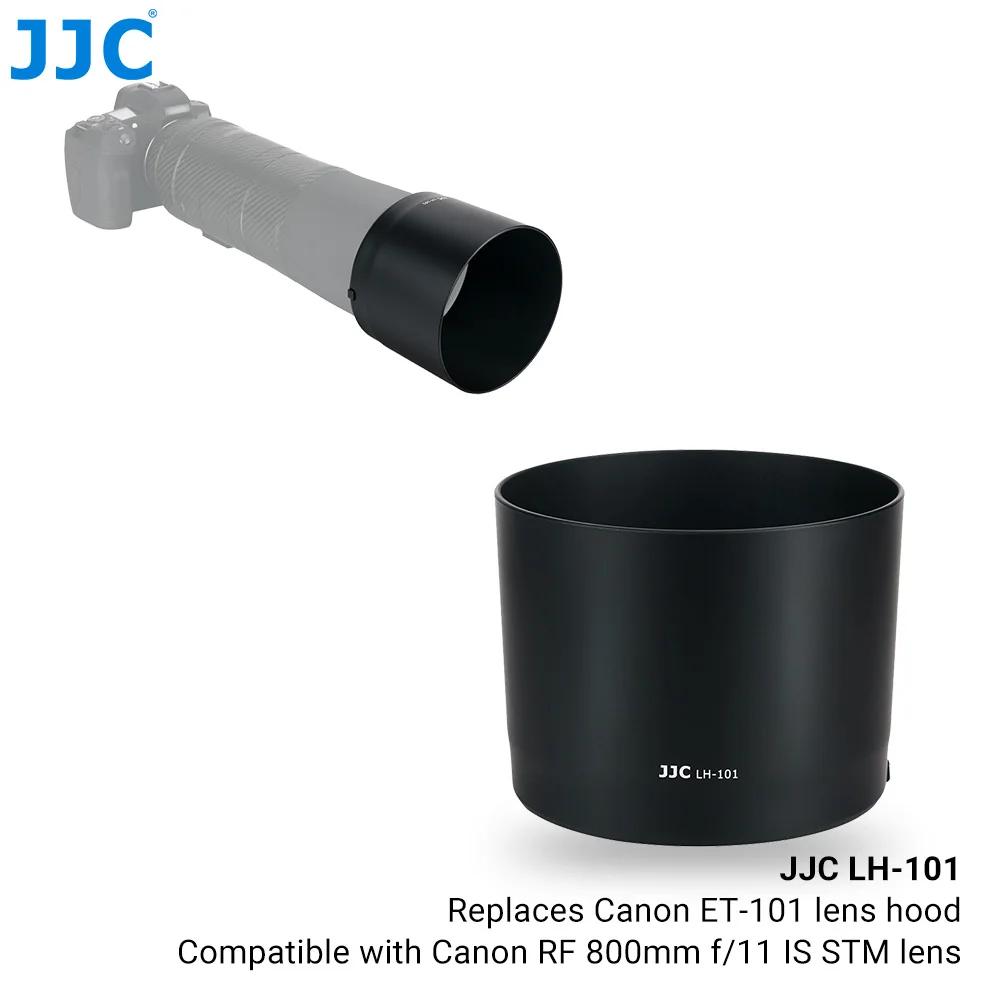 Jjc Omkeerbare Rf Mount Zonnekap Voor Canon Rf Lens Voor Canon Eos R Rp R3 R5 R6 R7 R10 camera Accessoires EW-65C ES-65B ET-74B