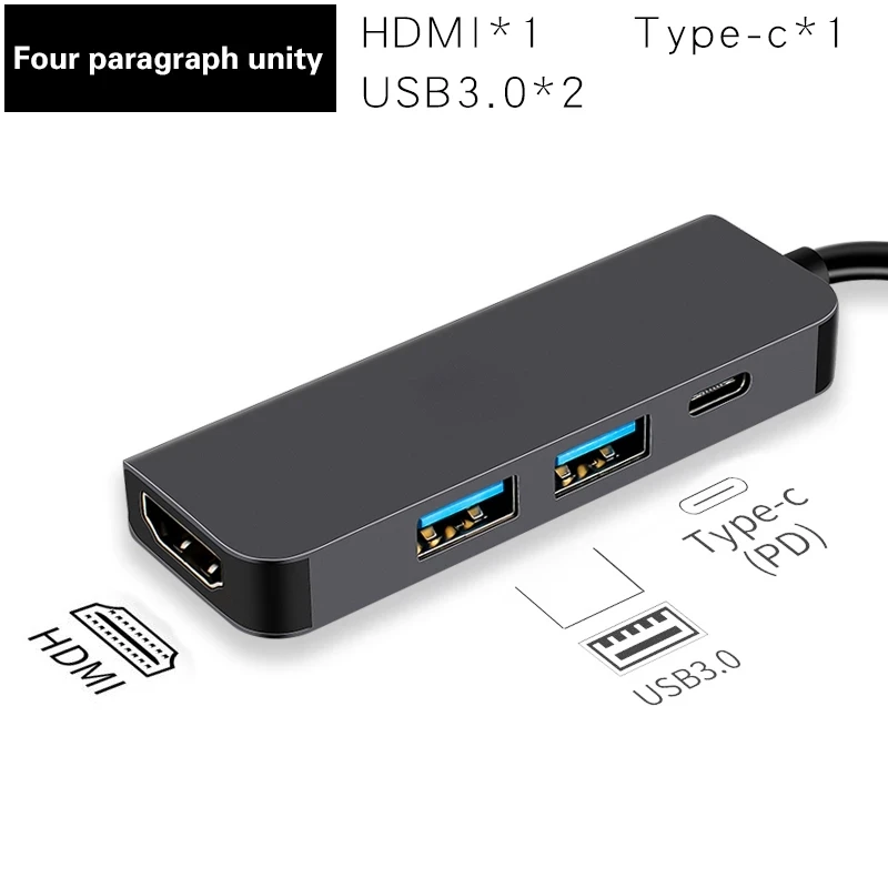 thunderbolt thunderbolt in1 usb c para hdmi adaptador 2x usb30 tipo c pd hub para huawei p20 pro samsung dex galaxy s9 01